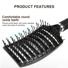 Wet Hair Brush and Massage Comb for Hairdressing Tools