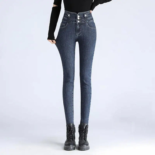 Spring New High-Waisted Skinny Pants Collection