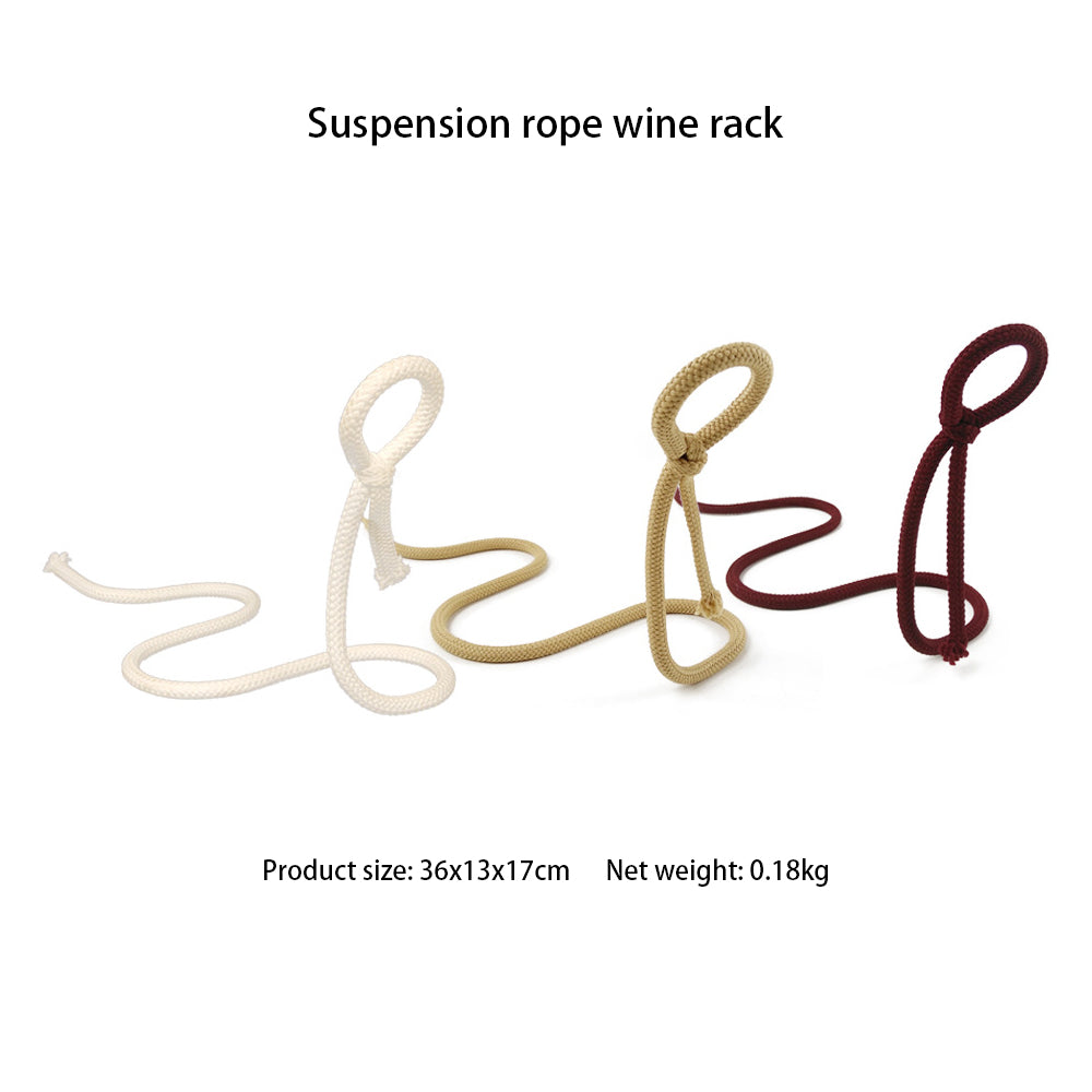 Suspended Rope Wine Bottle - Style Trendy Items (Pet Friendly)