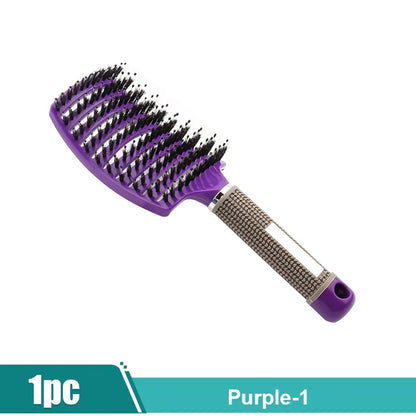 Wet Hair Brush and Massage Comb for Hairdressing Tools