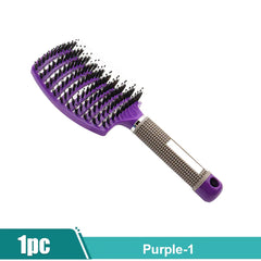Wet Hair Brush and Massage Comb for Hairdressing Tools