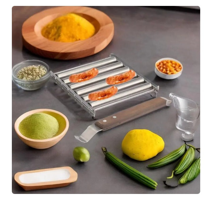 Stainless Steel Hot Dog Roller - Style Trendy Items (Pet Friendly)
