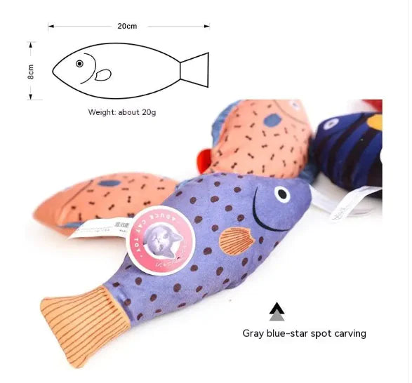 Catnip Fish Plush Toy