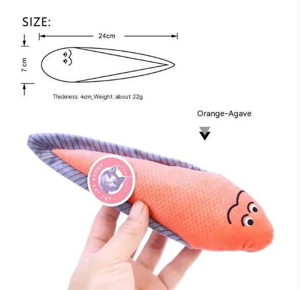 Catnip Fish Plush Toy
