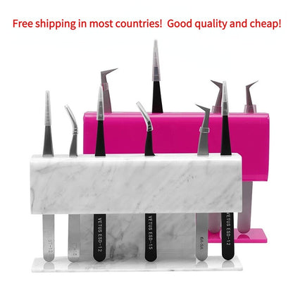 Acrylic Eyelash Tweezers Holder - Style Trendy Items (Pet Friendly)