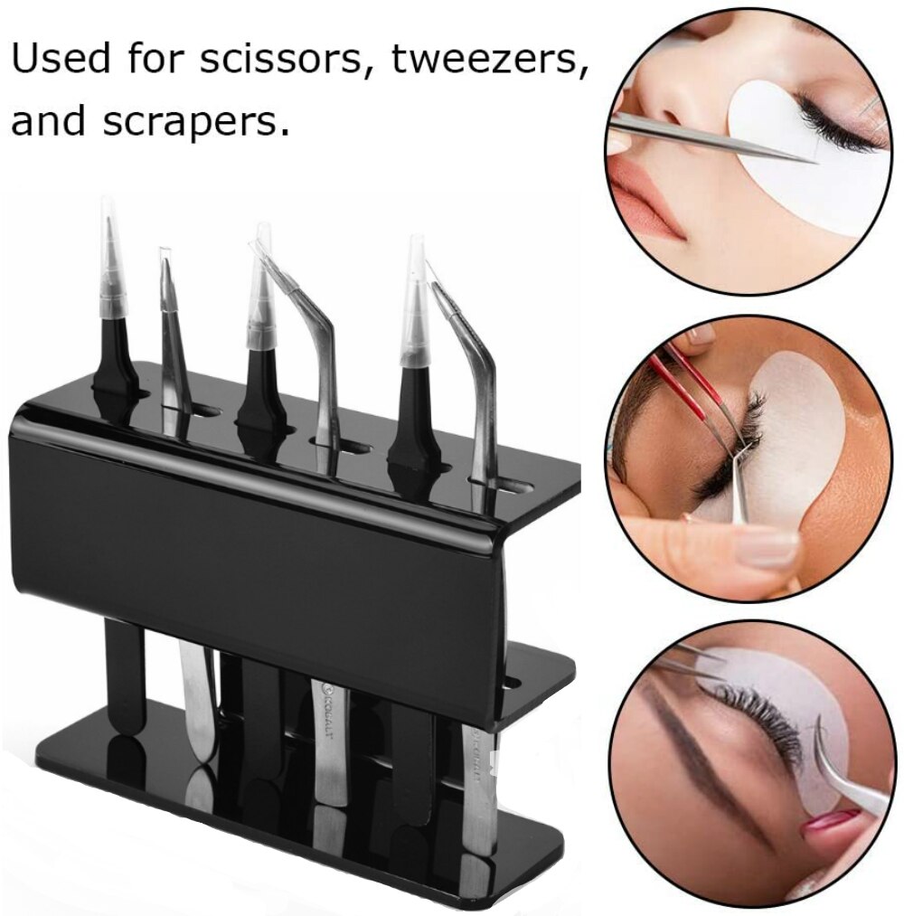 Acrylic Eyelash Tweezers Holder - Style Trendy Items (Pet Friendly)