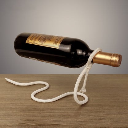 Suspended Rope Wine Bottle - Style Trendy Items (Pet Friendly)