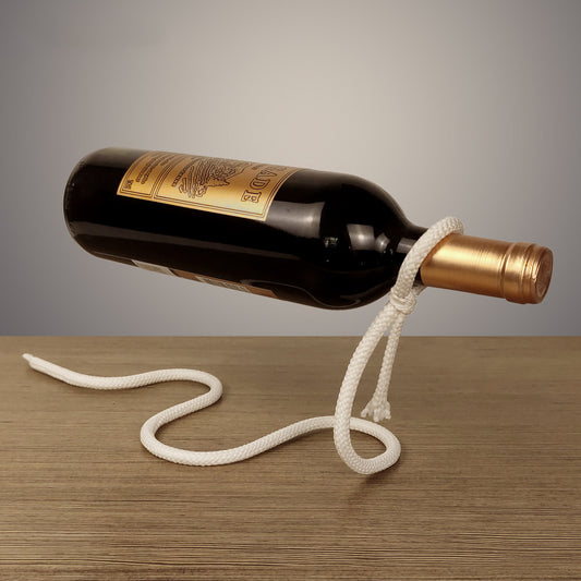 Suspended Rope Wine Bottle - Style Trendy Items (Pet Friendly)