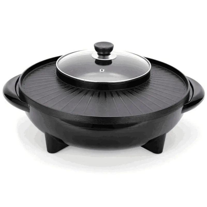 Korean Electric Hot Pot, Multifunctional Grill Pan
